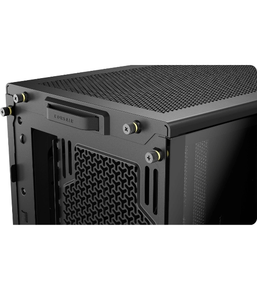 Корпус Corsair Frame 4000D RS Black, Midi-Tower, чёрный, 3 x 120 мм