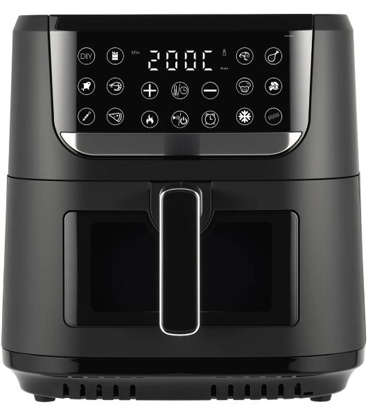 Аэрогриль TopDevice TDA801 черный, 1750 Вт, 8 л, сенсор, 12 программ