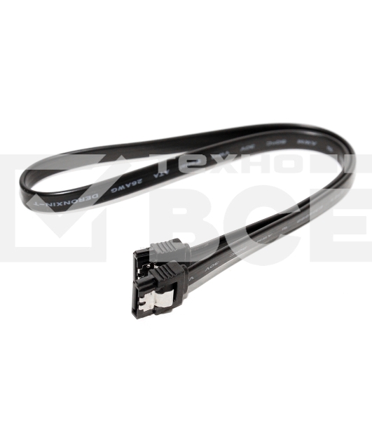 Кабель 5bites Кабель SATA3-7PL45S Serial ATA V3.0, 6Гбит/с, защелка, 0.45м