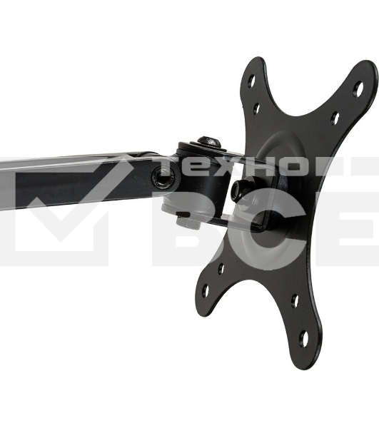 Кронштейн для телевизора Kromax TECHNO-11 черный 10'-32' макс.15кг настенный поворот и наклон