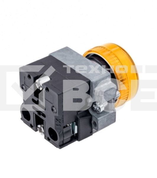 Сигнальная лампа в сборе, желтая. Meyertec MTB2-BV635