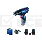 Аккумуляторный шуруповерт BOSCH  GSB 120 Li, кейс, 2x2.0 Ач, фото2