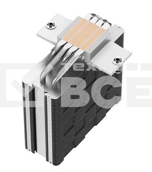Кулер для процессора DEEPCOOL AG400 черный, 120 мм, алюминий/медь, 2000 об/мин, 31.6 дБ, 4 pin, 220 Вт, 150 мм