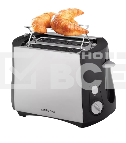 Тостер Polaris PET-0812A черный матовый