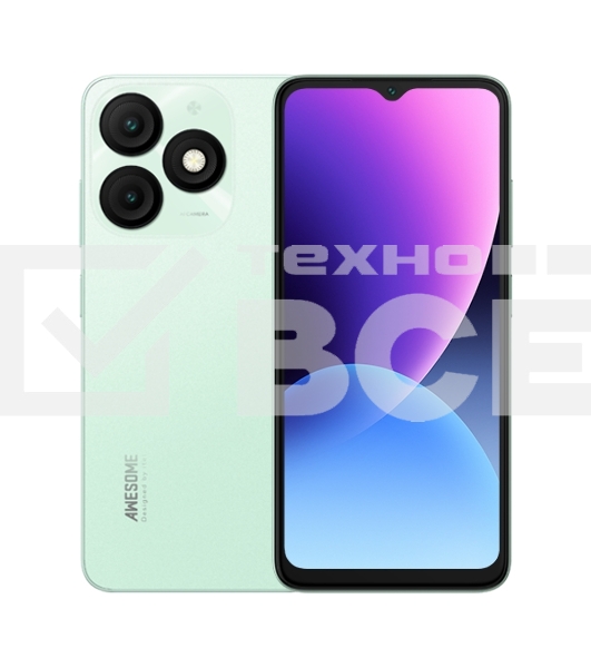 Смартфон Itel A667LP A50 3/64Gb, зеленый