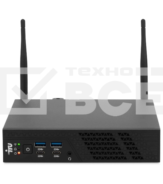 Неттоп IRU 310H6ITF i3 12100 (3.3) 8Gb SSD256Gb UHDG 730 noOS GbitEth BT черный (2031369)
