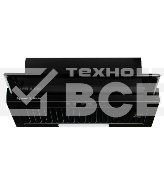 Вытяжка встраиваемая Zigmund & Shtain K 015.6 B управление сенсорное, черный