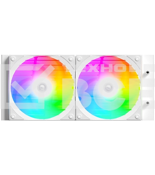 Система водяного охлаждения ID-Cooling FX240 Inf ARGB Soc-AM5/AM4/1200/1700/1851 белый 4-pin 27.2dB Al+Cu 300W Ret (FX240 INF WHITE)