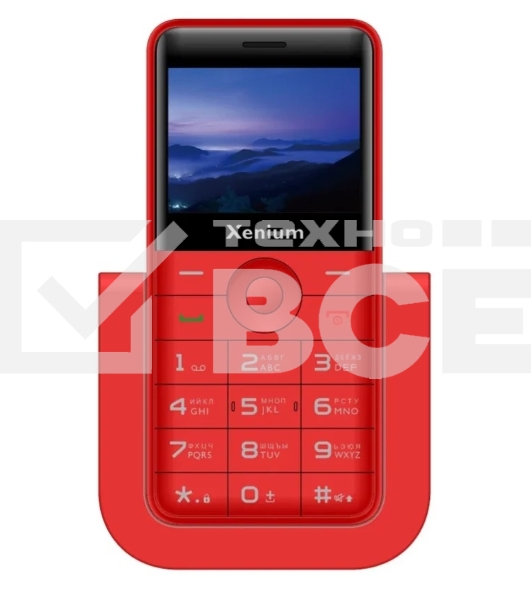 Мобильный телефон Xenium X700 красный