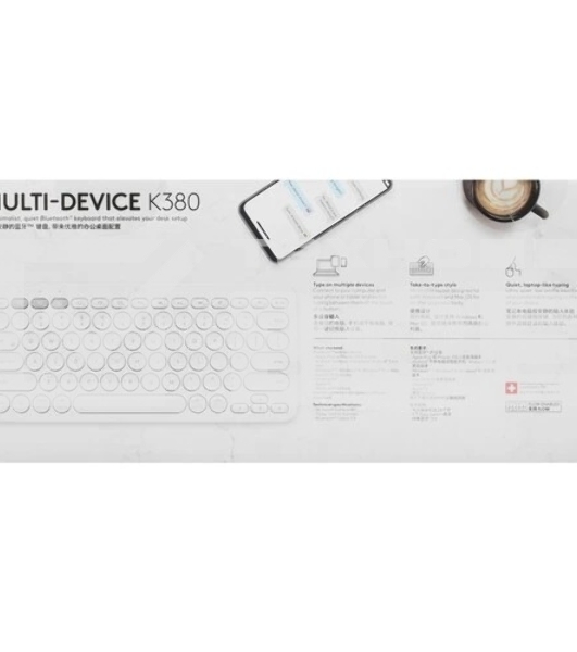 Клавиатура Logitech K380, белый 920-009163