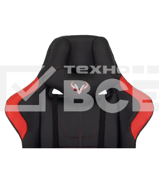 Кресло игровое Бюрократ VIKING 5 AERO RED черный/красный искусственная кожа
