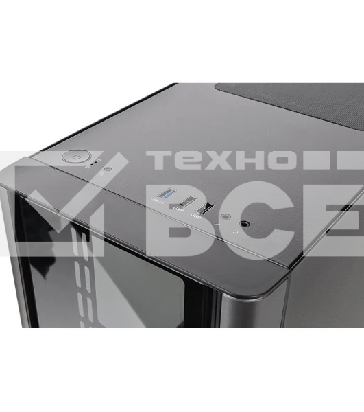 Компьютерный корпус Thermaltake V150 TG CA-1R1-00S1WN-00 Black/Win/SPCC/Tempered Glass*2/ 120mm Standard Fan*1
