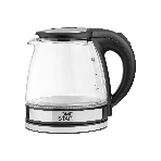 Чайник электрический Homestar HS-1052 1,2 л, стекло/пластик черный, фото 1