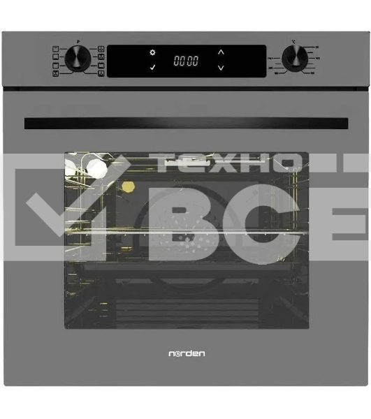 Духовой шкаф электрический NORDEN NRD 8000 GRG серый