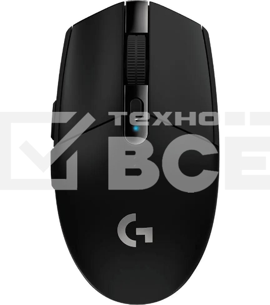 Мышь беспроводная Logitech G304 Lightspeed черный, 12000 dpi, радиоканал, USB, кнопки - 6