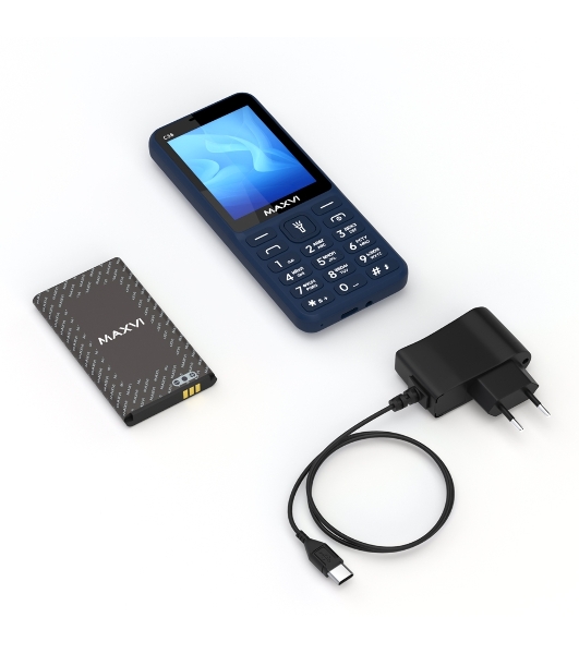 Мобильный телефон Maxvi C38 синий