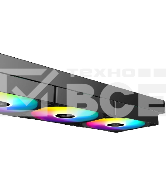 Система водяного охлаждения ID-Cooling FX360 LCD ARGb Soc-AM5/AM4/1200/1700/1851 черный 4-pin 27.2dB Al+Cu LCD 350W Ret