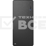 Компьютчерный корпус CBR ATX Miditower U500, без БП, 1хUSB 3.0 Type-C, 1хUSB 3.0, 1хUSB 2.0, HD Audio+Mic, черный [PCC-ATX-U500-WPSU, фото4