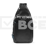 Рюкзак слинг Piquadro Blue Square CA4827B2/N черный натур.кожа, фото 1