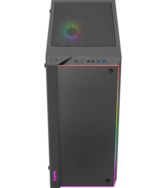 Компьютерный корпус Aerocool / Formula Skribble черный без БП ATX 2x120mm 2xUSB3.0 audio bott PSU