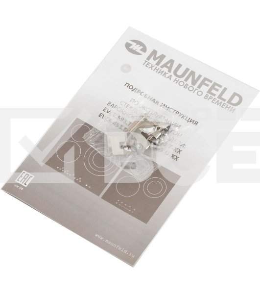 Варочная электрическая панель Maunfeld EVCE.453.D-BK, конфорок: 3 шт., стеклокерамика, независимая, черный