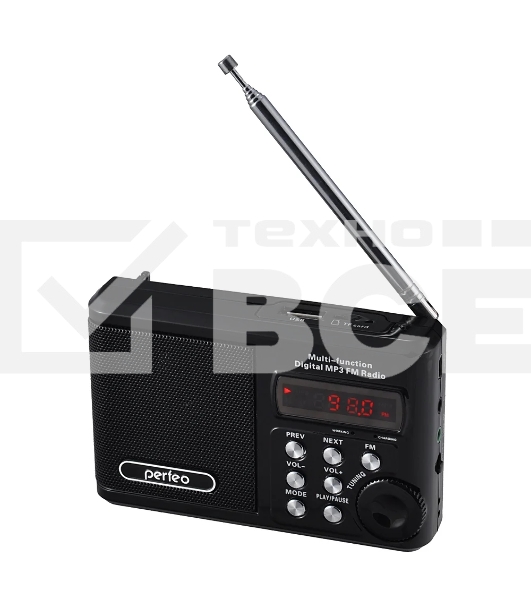 Радиоприемник PERFEO (PF_D0564) Sound, черный