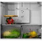 Холодильник BENOIT-344 серебристый металлопласт, с системой онлайн мониторинга двухкамерный 220/124л морозилка снизу, No Frost, фото4