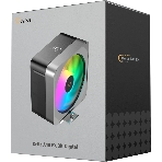 Кулер для процессора CPU Cooler Ocypus Delta A40 EX BK Digital (200W, 4-pin PWM, LED temp., 157mm, Al/Cu, 4x6mm, ARGB, 1x120mm, 60CFM, 31dBA, 1600RPM, S: 1851/1700/1200/115X, AM5/AM4, black), фото2