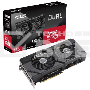Видеокарта Asus DUAL-RX7800XT-O16G RX7800XT,HDMI*1,DP*3,16G,D6