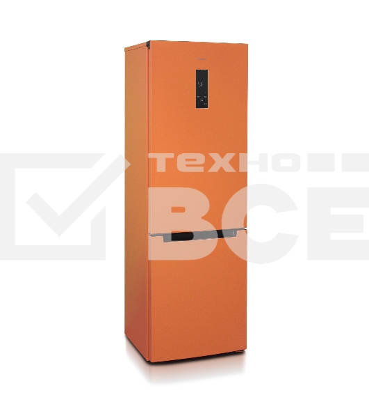 Холодильник Бирюса Б-T960NF оранжевый двухкамерный 240/100 л морозилка снизу, No Frost