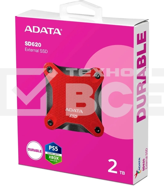 Внешний накопитель SSD A-Data USB3.1 2TB SD620-2TCRD SD620 2.5