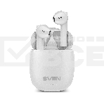 Наушники беспроводные внутриканальные с микрофоном SVEN E-727BT белый Bluetooth, фото 1