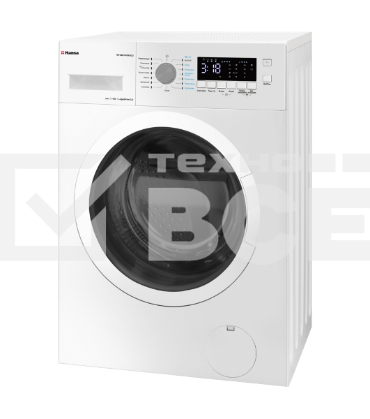 Стиральная машина Hansa WHN8141BSD2 белый загр. фронтальная макс.: 8 кг 1400 об/мин класс: А+++