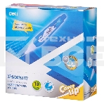 Ручка корректор Deli EH10590 голубой корпус белый 3мл дисплей картонный, фото4