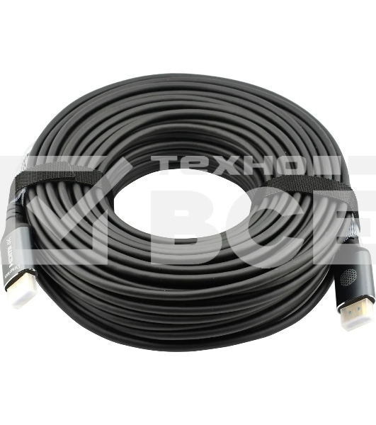 Кабель аудио-видео Cactus CS-HDMI-AOC-2-30 HDMI (m)/HDMI (m) 30м. позолоч.конт. черный