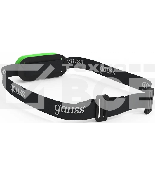 Фонарь налобный GAUSS GFL408 3W 150lm Li-ion 300mAh LED