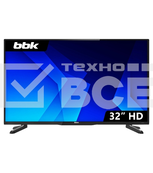 Телевизор LED 32” BBK 32LEM-1020/TS2C черный LED HD 60Hz