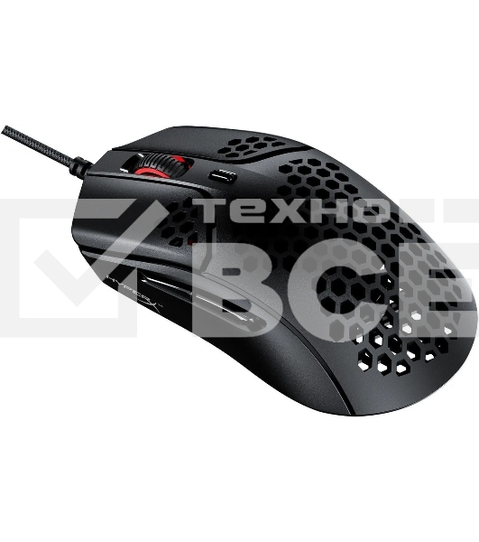 Мышь проводная HyperX Pulsefire Haste черный, 16000 dpi, USB, кнопки - 6