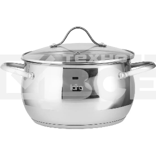 Кастрюля LARA LR02-362 Apple 11,5 л 30x16 см, нержавеющая сталь, с крышкой