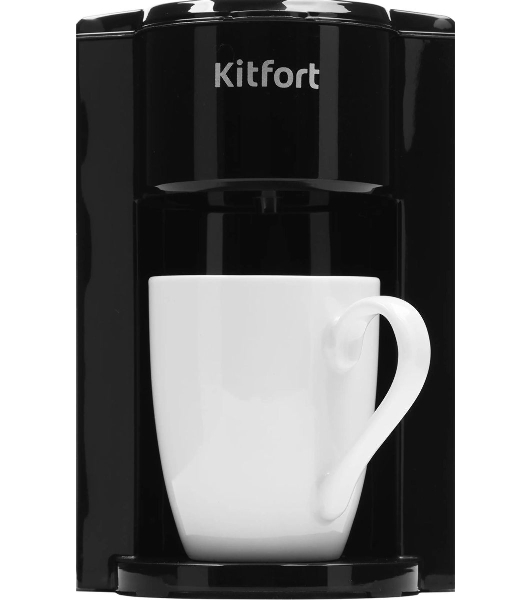 Кофеварка капельная Kitfort KT-763 350Вт черный