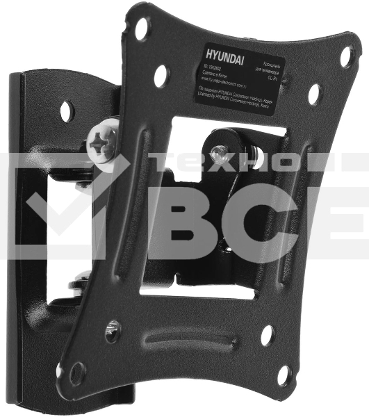 Кронштейн для телевизора Hyundai GL-R1 черный 20'-29' макс.15кг настенный поворот и наклон