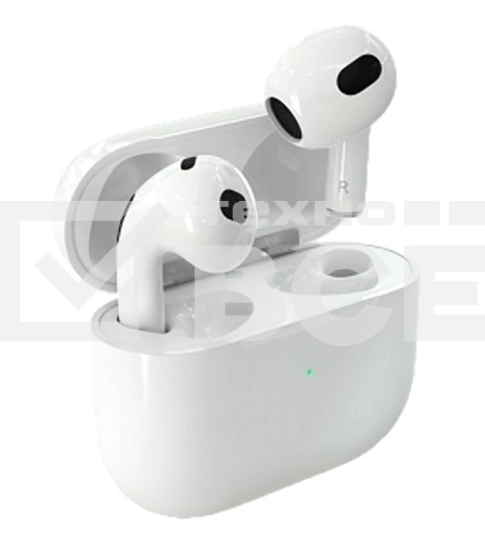 Наушники TWS More Choice БВ11 белый, вкладыши, Bluetooth, сенсорное управление, до 4 ч