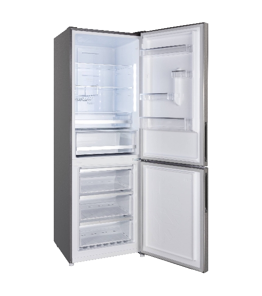 Холодильник Korting KNFC 61869 X нержавеющая сталь двухкамерный 223/94л морозилка снизу, No Frost