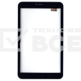 Сенсорное стекло (тачскрин) для Irbis TZ855, черное с рамкой