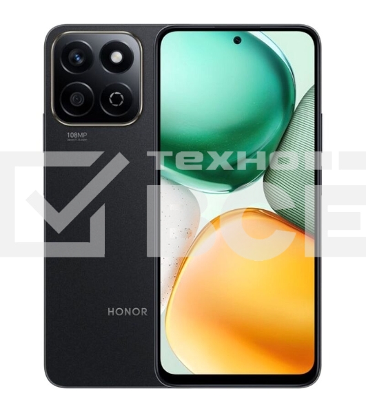 Смартфон Honor X7c, 6/128Gb, черный