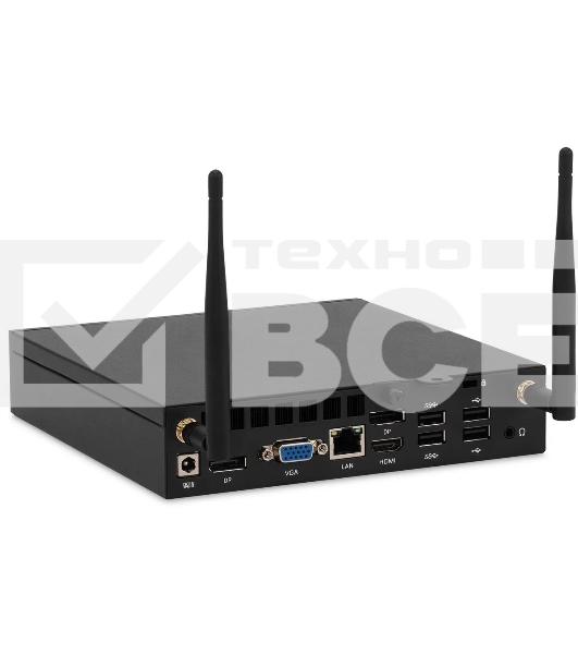 Неттоп IRU 310H6ITF i3 12100 (3.3) 8Gb SSD256Gb UHDG 730 noOS GbitEth BT черный (2031369)
