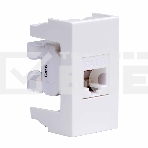 Розетка компьютерная DKC Viva 45058 RJ-45 кат.6, неэкранированная, 8P8C, Hyperline, Dual IDC, белая, 1 модуль, фото2