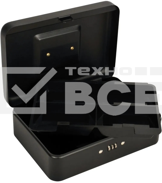 Ящик для денег без номинала Cactus CS-DCB-003 90x250x180 графитовый