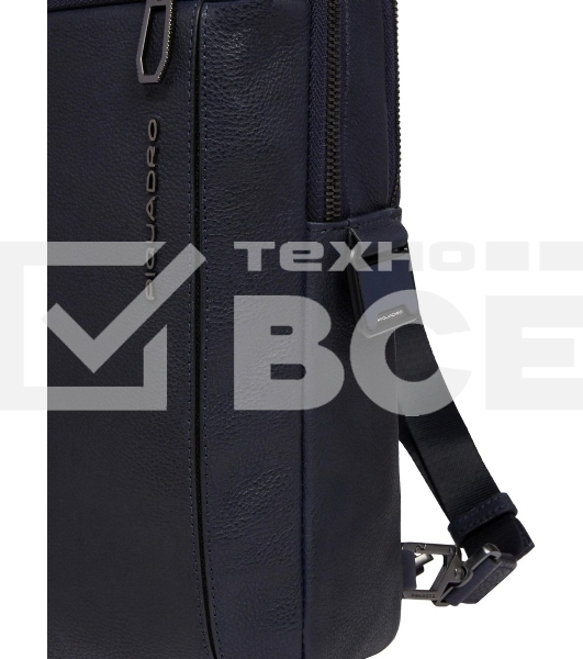 Рюкзак слинг мужской Piquadro Cronus CA6686S134/BLU кожа синий