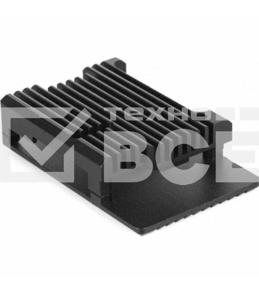 Корпус Qumo Aluminum case without fan, Raspberry Pi 3, black(RS023)
